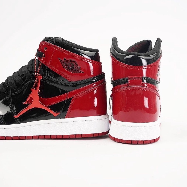 Air Jordan 1 High OG Bred Patent GS