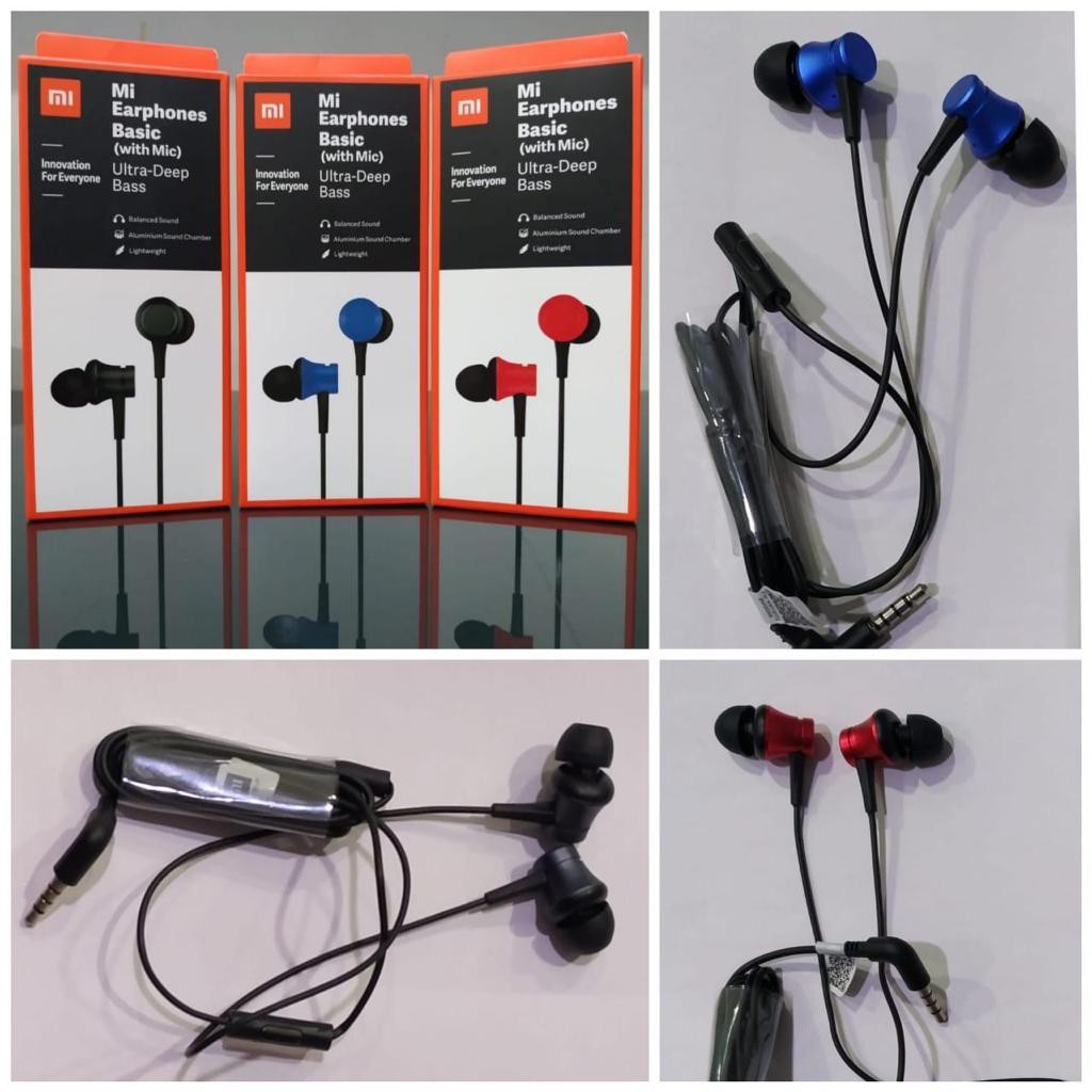 HANDSFREE XIAOMI PISTON 1 EARPHONE XIAOMI PISTON 2 HEADSET MI-11 EARPHONE MODEL-C