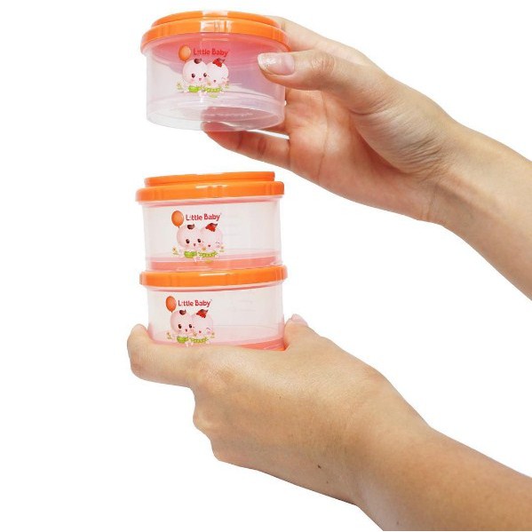 Little Baby Milk Powder Container/ Kontainer Tempat Susu Bubuk 3 Susun (808 S-3)