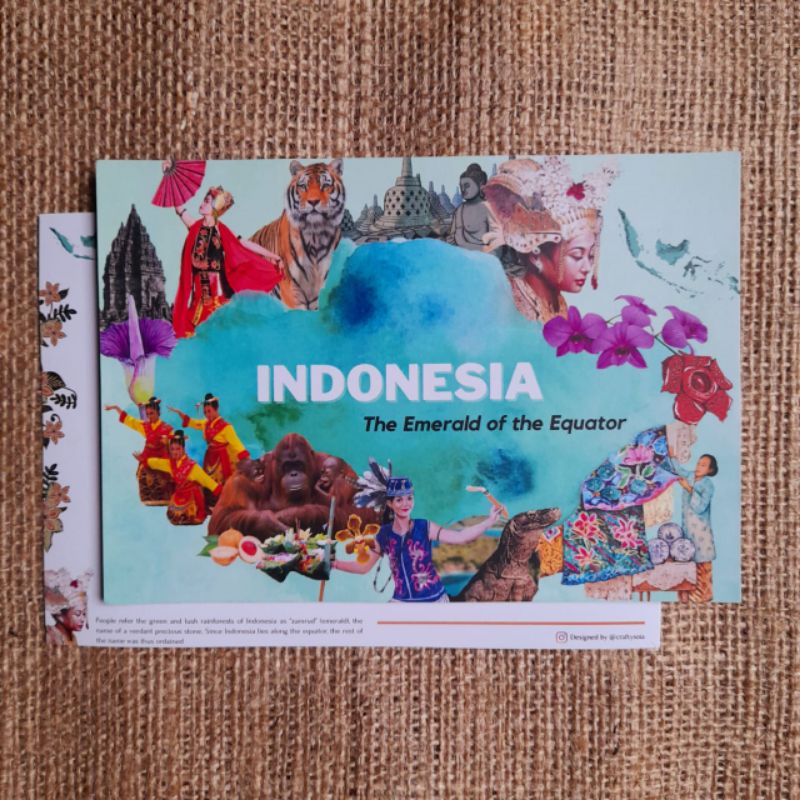 

Kartu Pos / Postcard / Postcrossing Indonesia - Zamrud Khatulistiwa