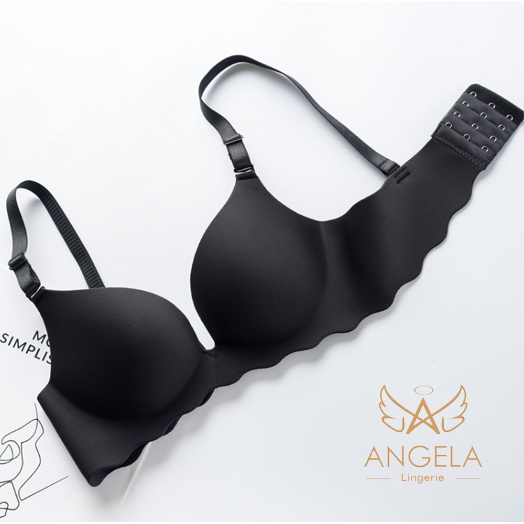 [ COD ] ANGELA Premium JAPAN Quality Seamless Sport Push Up Bra Set Celana Dalam Wanita Tanpa Kawat