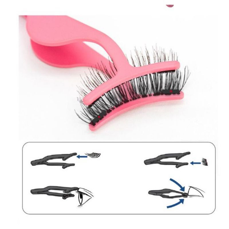 Alat pasang bulumata magnet/magnetic eyelash applicator/penjepit bulu mata magnet/