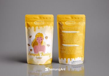 Desain Kemasan Standing Pouch Packaging Makanan Profesional | Desain Kemasan Masker Murah