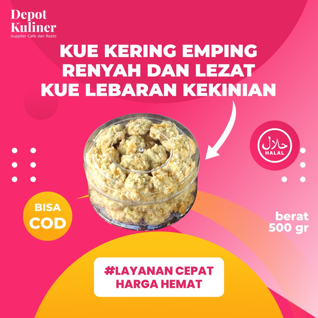 Kue Kering Lebaran Emping Crispy 500 gr