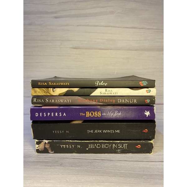 Preloved Novel Danur, The jerk wants me, the bad boy in suit, the boss on my bed