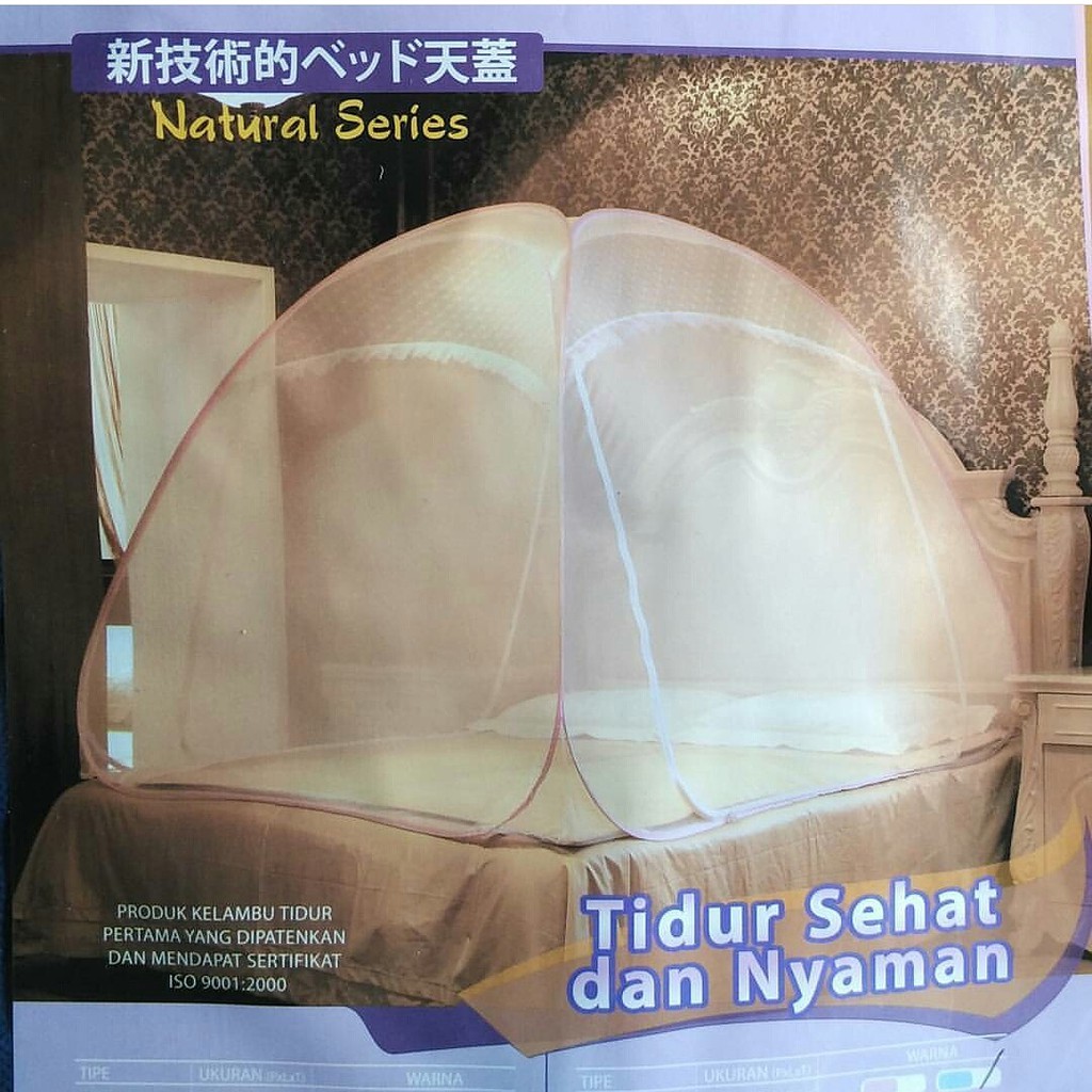 KELAMBU TIDUR  LIPAT MERK JAVAN