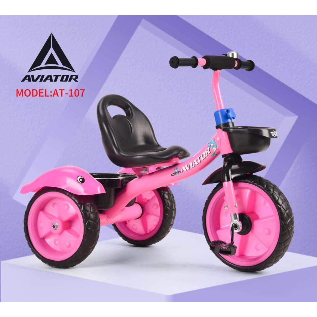 Sepeda roda tiga anak bayi balita belajar sepedasepeda Tricycle Exotic aviator at-107