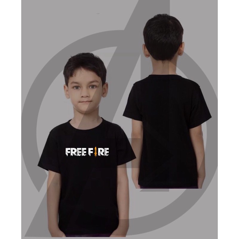 Baju Kaos Tshirt Anak Freefire