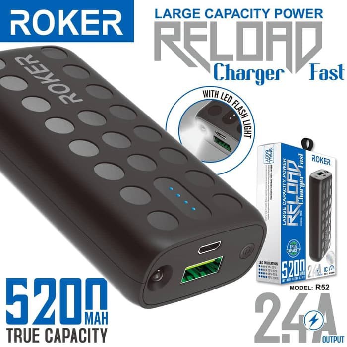 POWERBANK ROKER RLOAD R52 5200 MAH