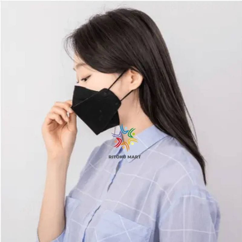 Masker muka 4ply Korea KF94 model Evo Convex disposable KF 94 4 ply KN94 KN 94 isi 10