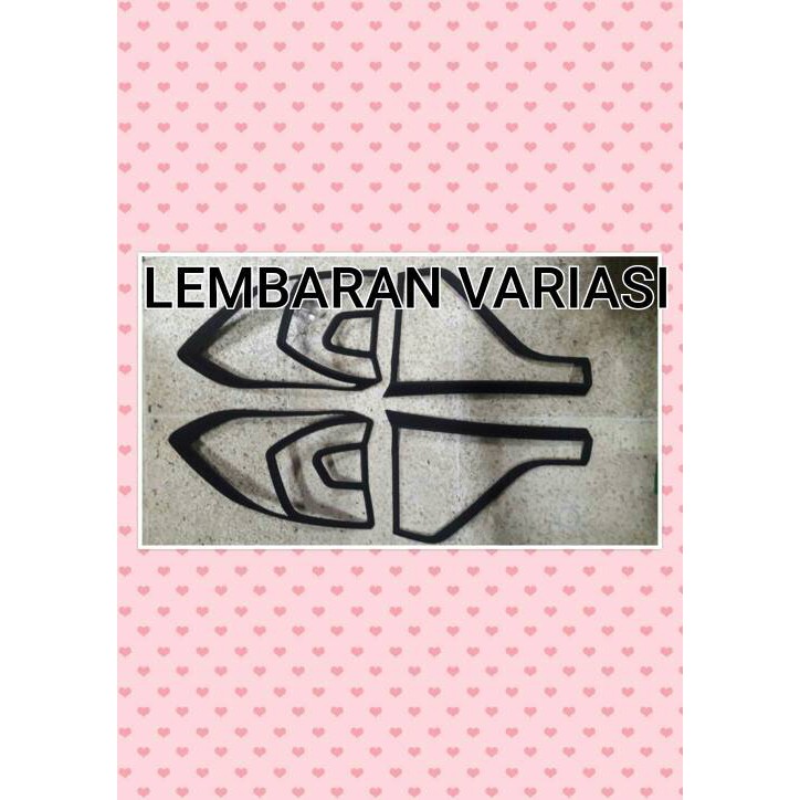 garnish belakang brv hitam dop