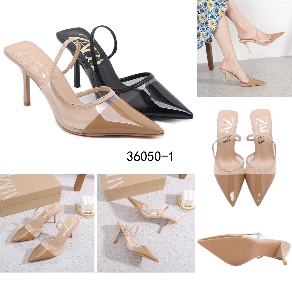 ZR Transparent High Heel Sandals 36050-1