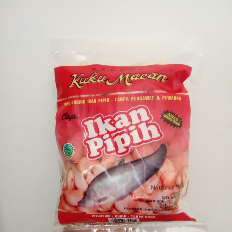 Kerupuk Kuku Macan Ikan Pipih