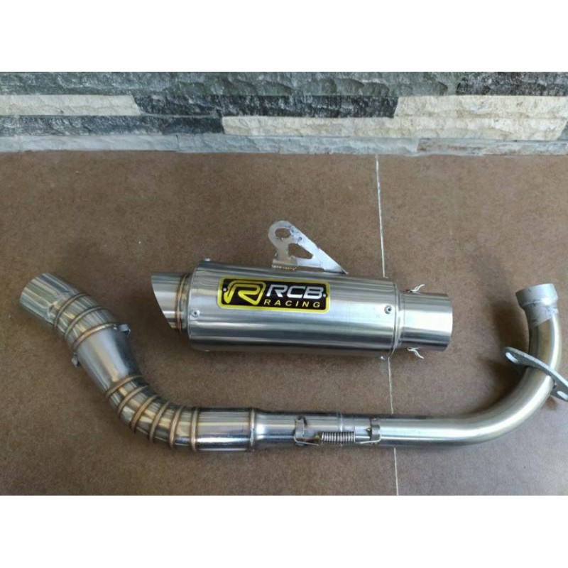 KNALPOT RACING RCB BEAT KNALPOT BEAT KARBU INJEKSI KNALPOT MATIC RACING