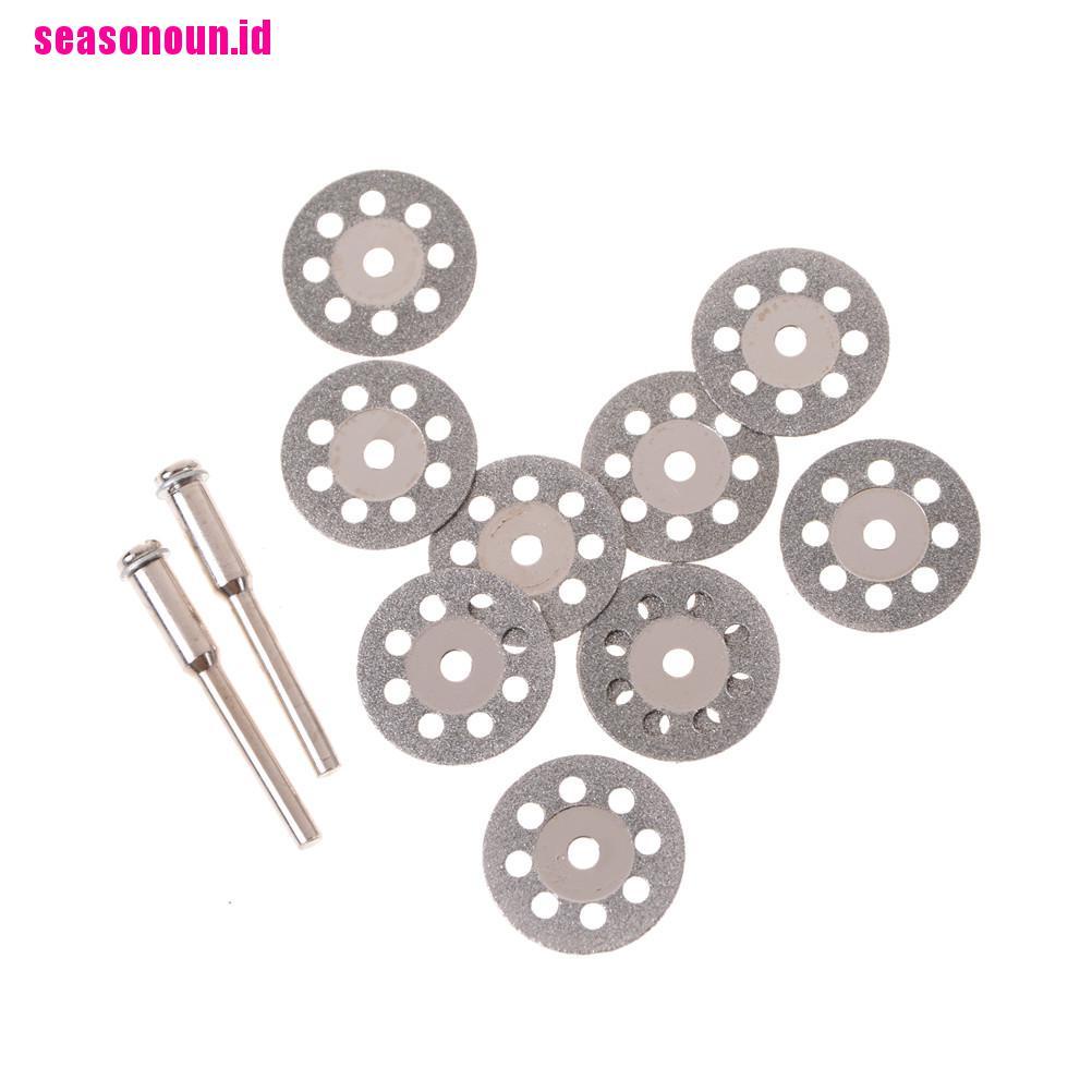 10 Pcs Disk Pemotong Berlian 20mm Untuk Roda Gerinda Logam