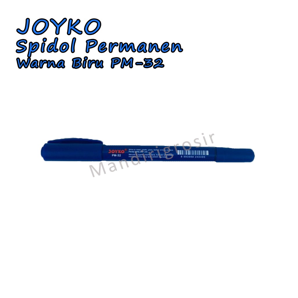 Spidol Permanen *Joyko * Warna Biru * PM-32