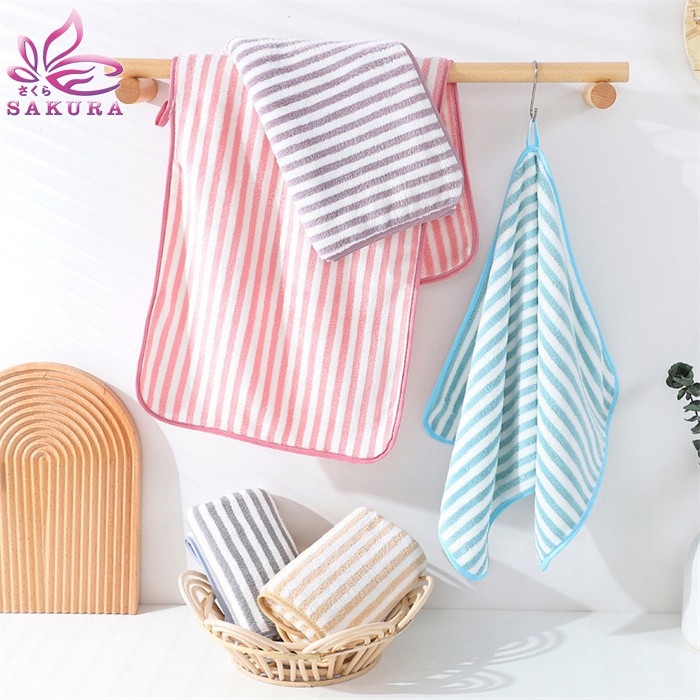 Handuk Set 2 in1 Handuk Mandi Dan Wajah microfiber-SOSOYO
