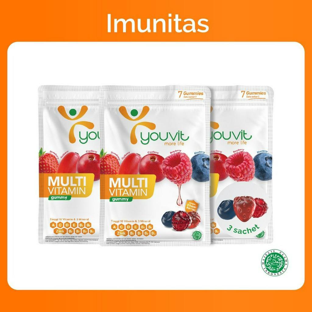 YOUVIT SERIES MULTIVITAMIN DEWASA ANAK OMEGA GUMMY
