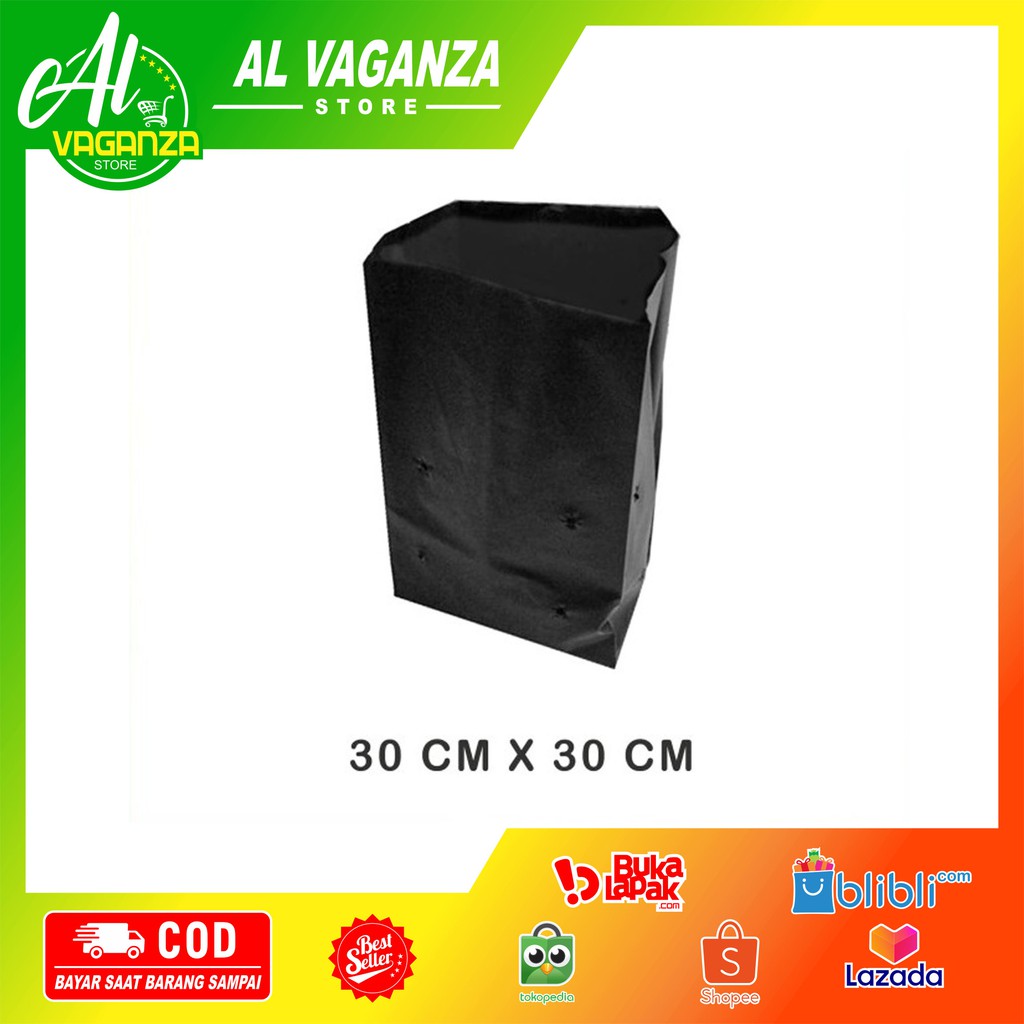 Polybag Plastik 30 cm x 30 cm per 10kg