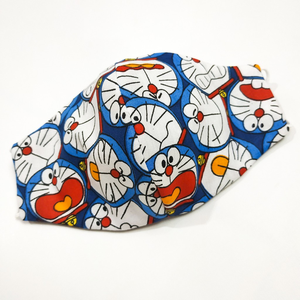 Masker Katun Motif ( Doraemon )