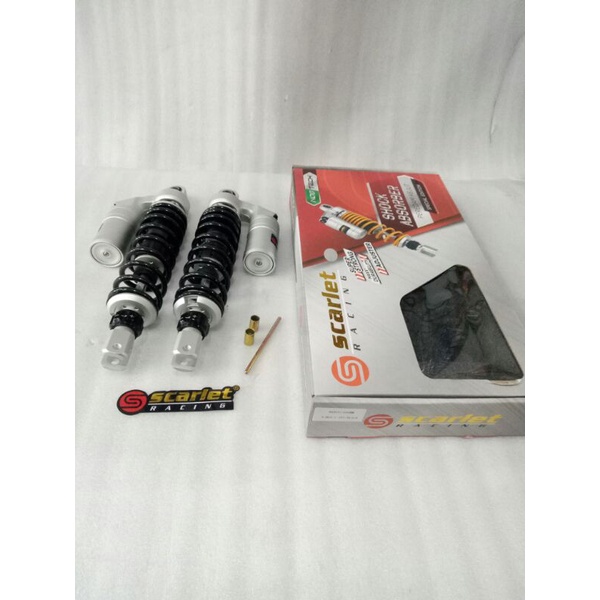 SHOCK BREAKER BELAKANG TABUNG ATAS MEREK SCARLET YAMAHA NEW NMAX UK310MM