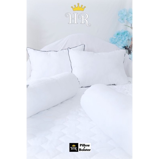 Bantal Hotel/Bantal Mewah/Bantal Mevvah/Bantal Putih/Bantal Tidur/Bantal Mixrotex/Bantal Elegan/Bantal 45*65cm/Bantal Silikon/Bantal Resleting/Bantal HR pillow &amp; Bolster see we