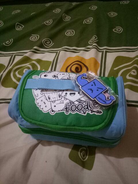 Lunch Bag Foodle Japan Tas Bekal Anak Sekolah Penahan Dingin Panas Cooler Insulated