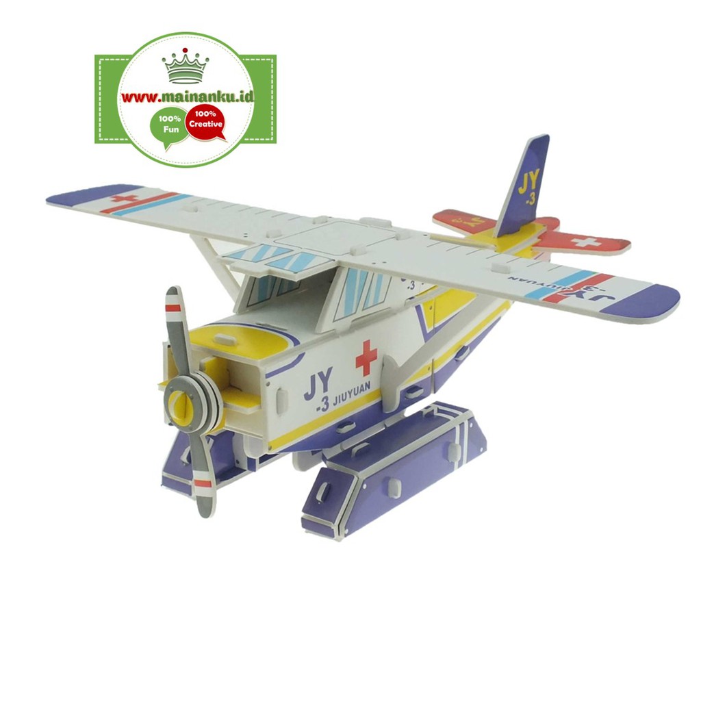 3d Mini Puzzle | SEAPLANE | Mainan Kreatifitas Anak - 1690-16