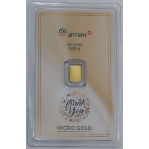 Logam Mulia Antam Hartadinata Gift Series Thank You 0.25 Gram