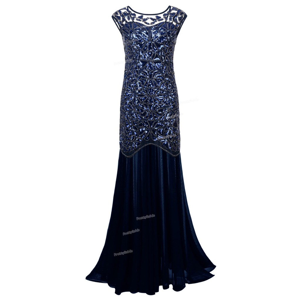 Blue Prom Night Dress