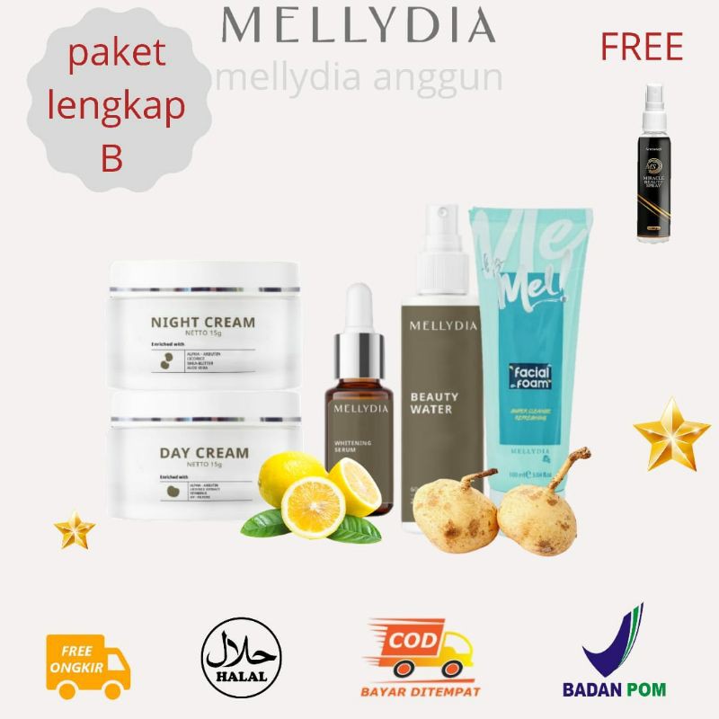 MELLYDIA SKINCARE AMAN BPOM HALAL MUI