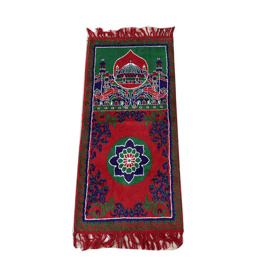 Sajadah Turki Turkey Ukuran Midi Namaz Velvet Beludru 50x110