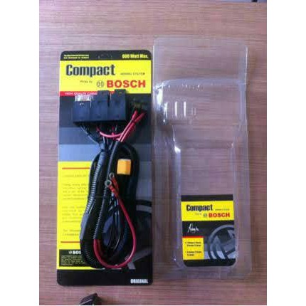 Kabel Set Relay BOSCH Soket Kaki 3 Made in Germany - Lampu Depan Mobil