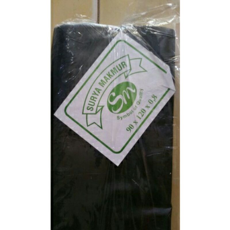 PLASTIK SAMPAH JUMBO 90X120CM/PLASTIK SAMPAH HITAM SM