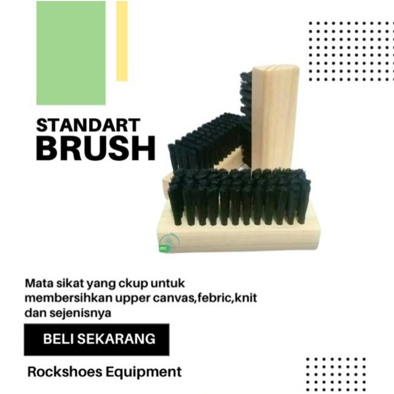 Sikat Sepatu standart brush untuk bagian upper sepatu