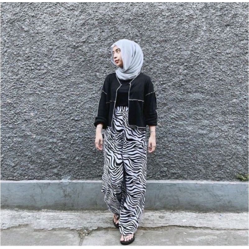 KULOT ZEBRA// CELANA KULOT WANITA ZEBRA KEKINIAN