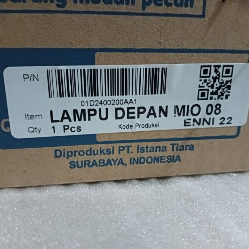 REFLEKTOR LAMPU DEPAN MIO 2008 SMILE IMITASI WIN