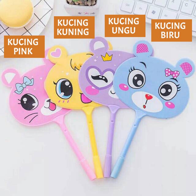 PENA KIPAS LUCU / PENA KIPAS ANIMAL UNICORN PANDA KUCING KATAK DLL