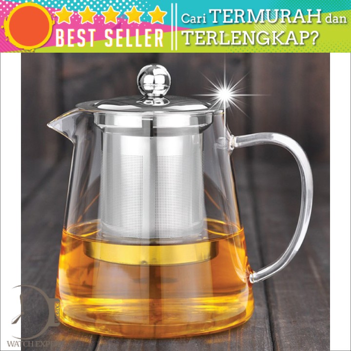 COD Teko Pitcher Teh 950ml Untuk Chinese Teapot Maker - Transparent