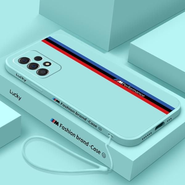 Case Samsung Galaxy A52S/A52 4G 5G Lucky Case Silicone Colour Free Wrist Strap ORIGINAL