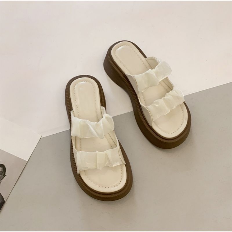 MYSTYLE Viola Korea Design  Sandal Wedges Fashion Wanita Import