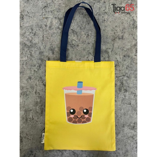 365 Tas Selempang Kuliah Sekolah / Totebag / Tote Bag Canvas 3930