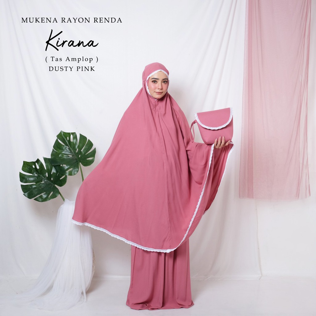 PUSAT MUKENA TASIK - MUKENA DEWASA RENDA IMPORT KIRANA BEST SELLER