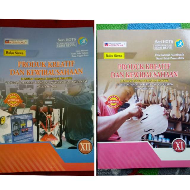 Buku Smk Mak Produk Kreatif Dan Kewirausahaan Kelas Xi Dan Xii Shopee Indonesia