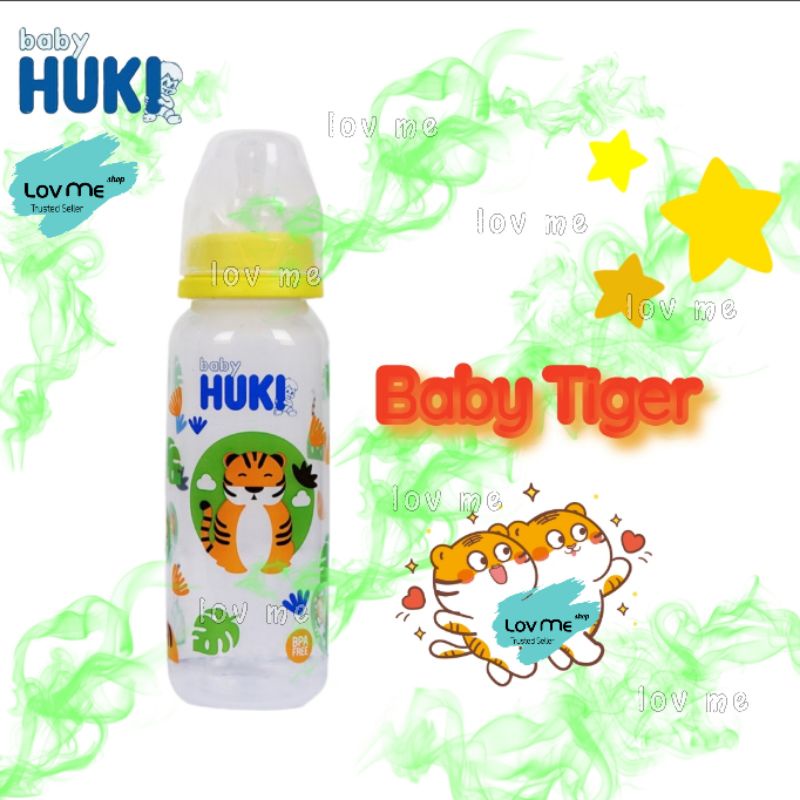 lov me❤️ Baby Huki Dot Gepeng Botol susu Bayi Dot Orthodontic 60ml 120ml 240ml