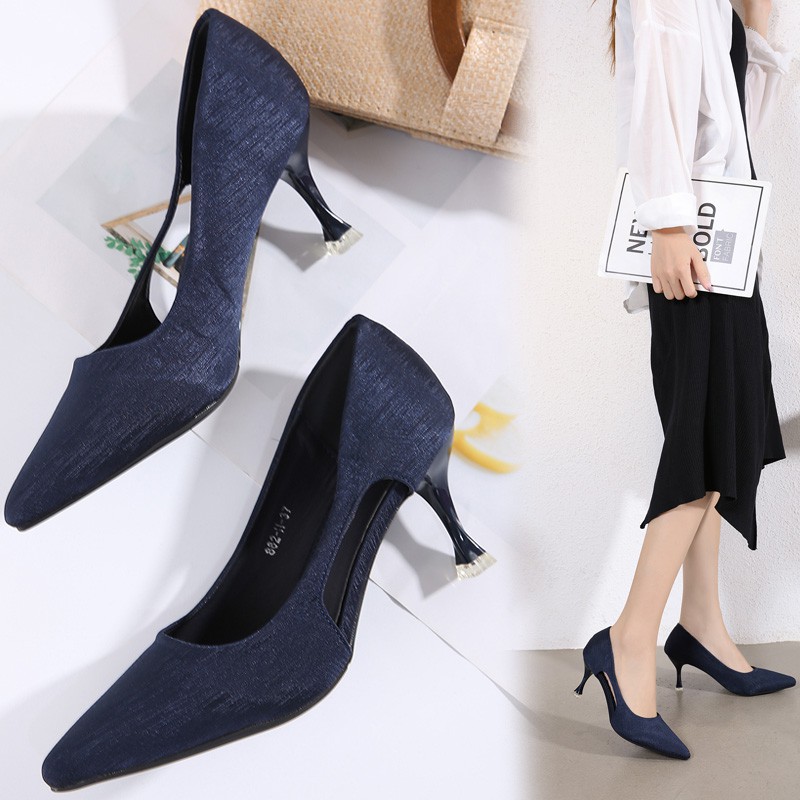 NEW XES 882-H / Sepatu Wanita High Heels Basic Import Premium