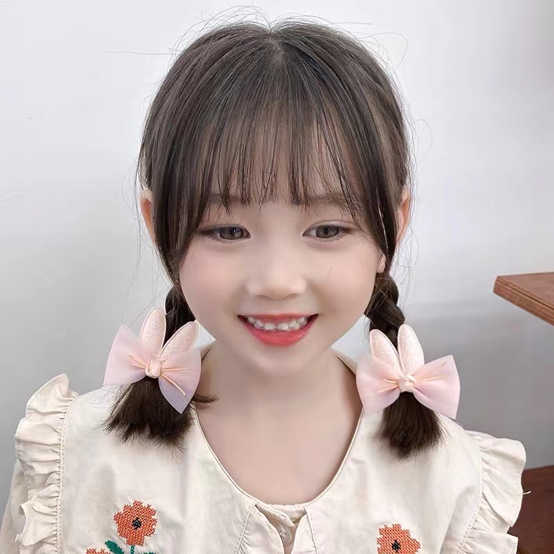 （Hallo Girl)F36 8 Pcs Set Jepit Rambut Pita renda Klip Jepitan Anak Gaya Korea Fashion Hair Clip