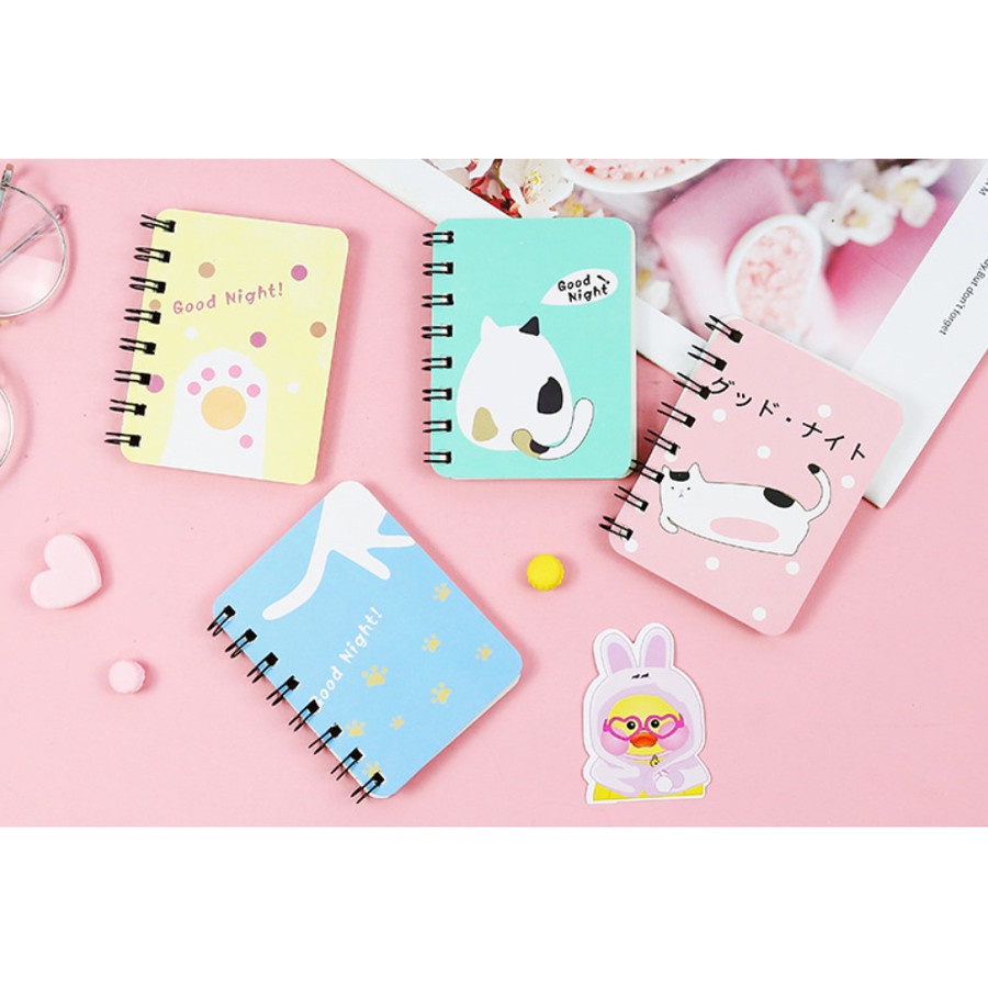 notebook mini spiral/ notebook mini kaktus/ notebook mini unicorn/ notebook mini lucu/ notebook mini