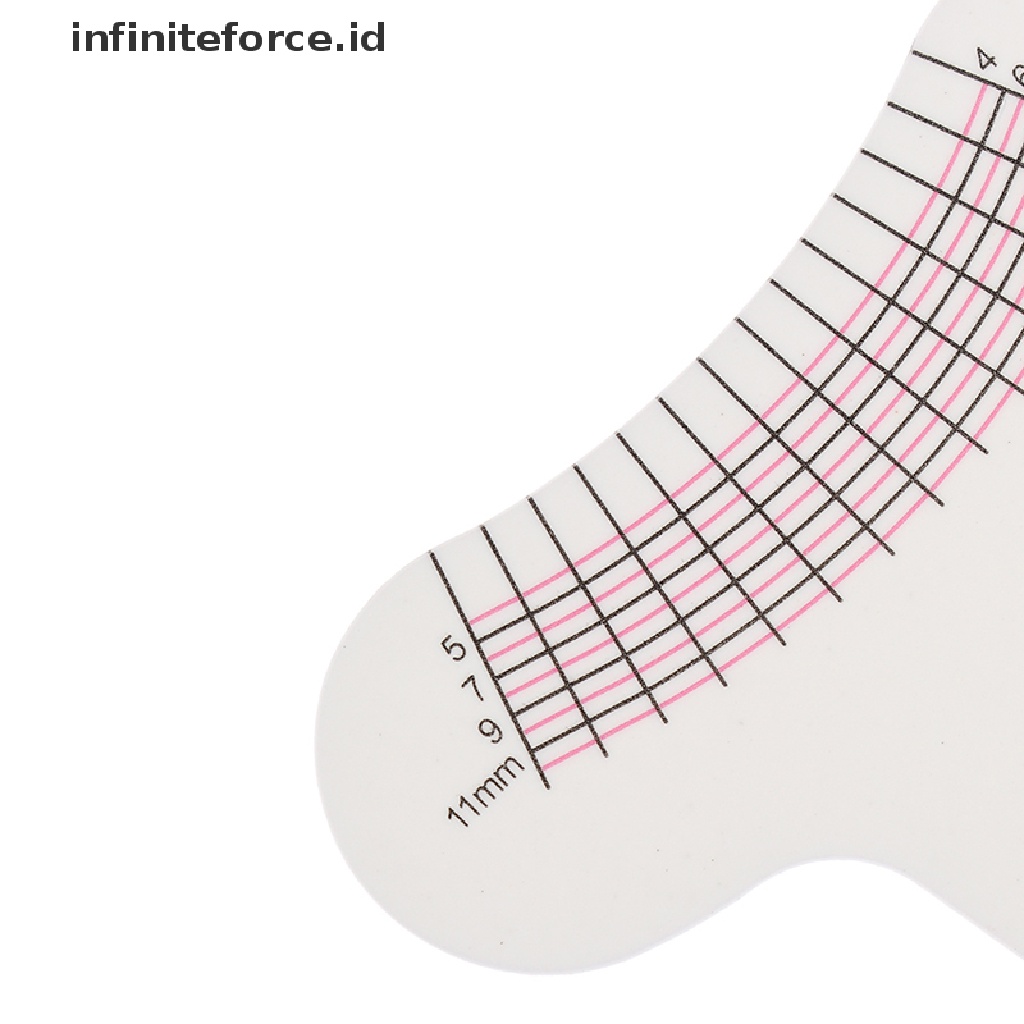 (Infiniteforce.Id) Penggaris Pengukur Panjang Bulu Mata Untuk Wanita