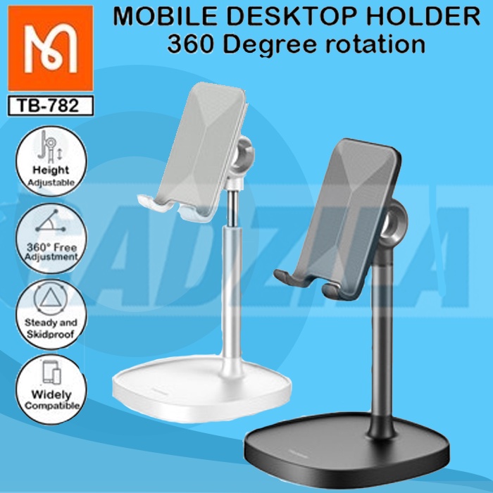 Mcdodo TB-7821 Telescopic Desktop Phone Stand Holder HP Di Meja Office